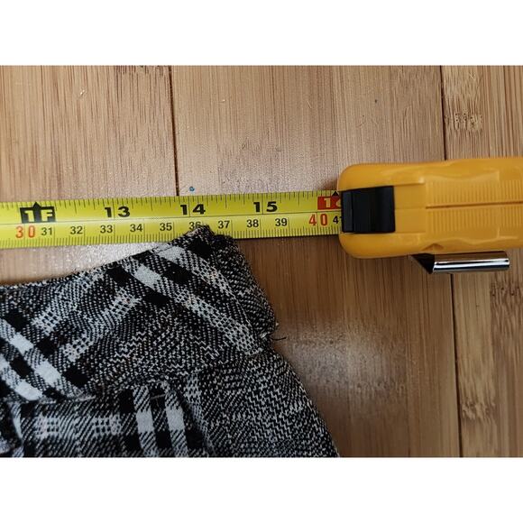 Young LA Plaid Pants Mens Sz 32 X 32 Gray Adjustable Waist Dapper Dress Stretch - Picture 3 of 8